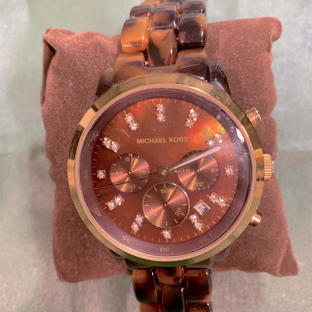 Michael Kors Tortoise Shell Watch